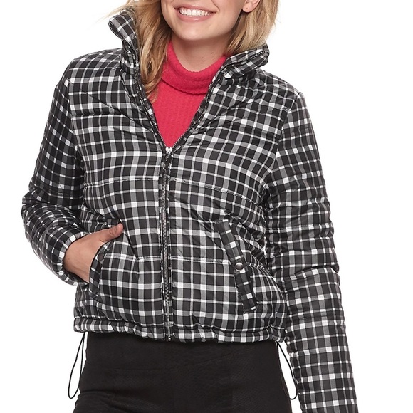 Jou Jou Jackets & Blazers - Juniors' Jou Jou Black and White Puffer Jacket